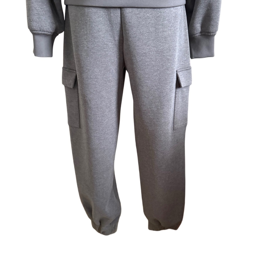 Express Gray Classic Coord Set Button-Up Tracksui… - image 6